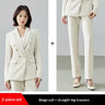 Womens Office Style Fitted-waist Casual Set